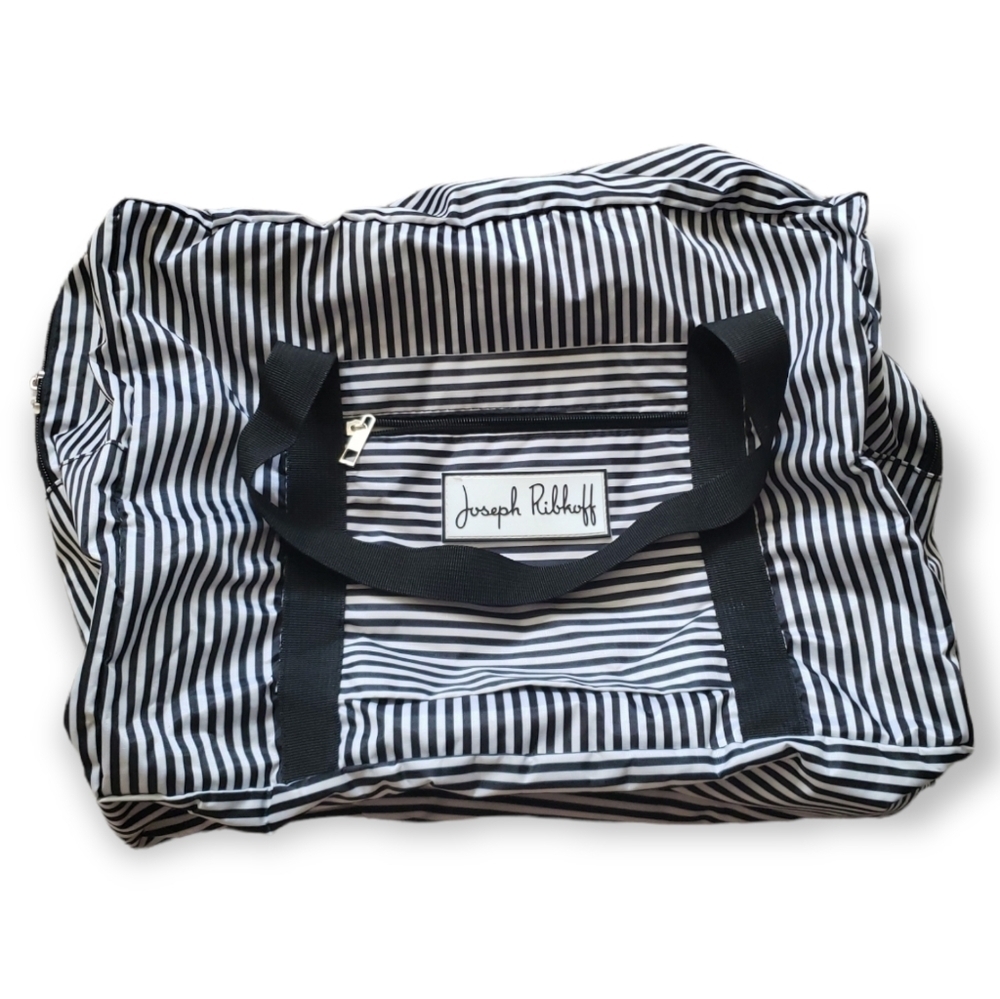 Joseph Ribkoff Striped Nylon Tote Bag